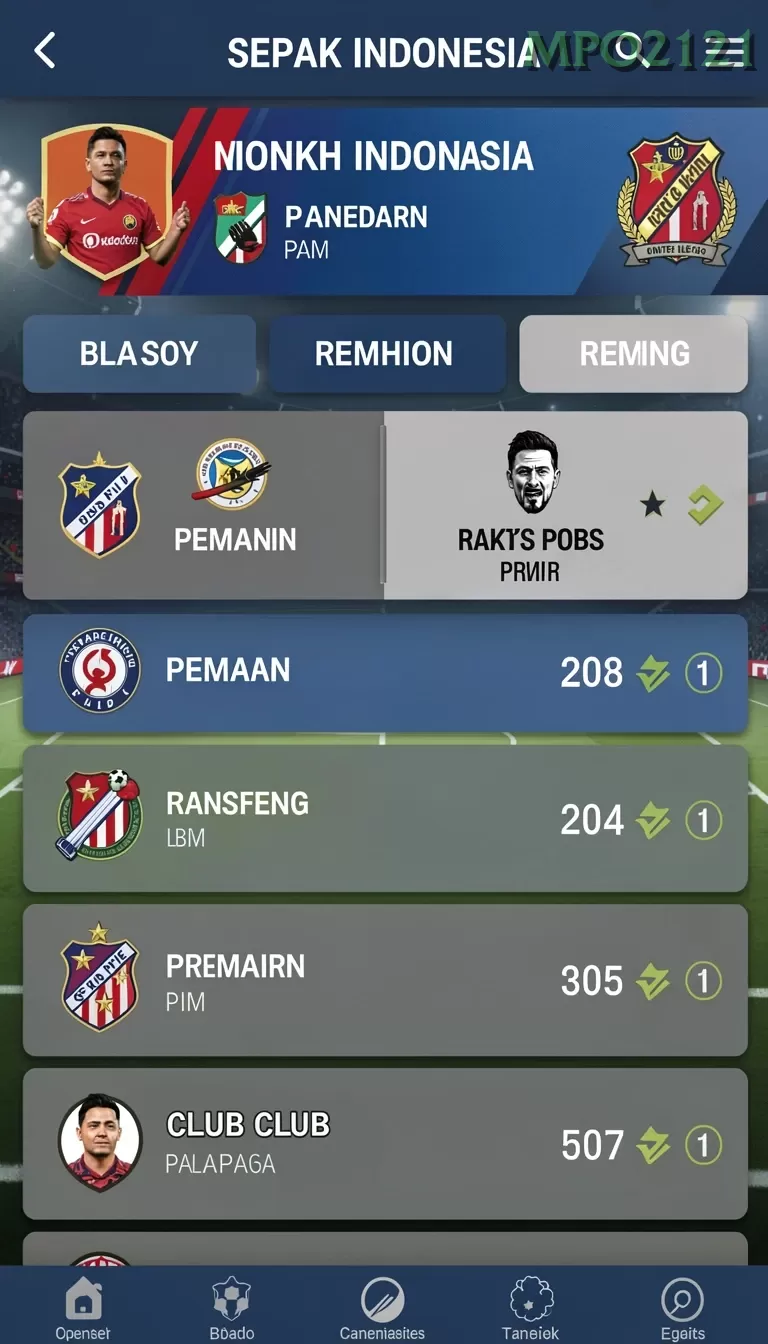 Cuplikan layar CAKRABOLA — pengaturan akun